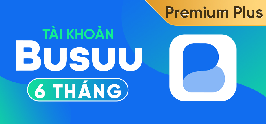 Busuu Premium Plus 6 Tháng - Tài khoản học ngoại ngữ